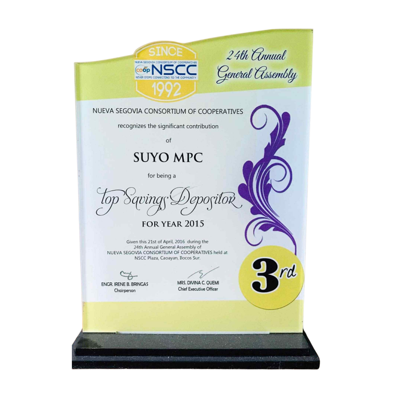 2015 Top Savings Depositor